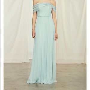 Amsale Brooklyn Bridesmaids dress - NEVER WORN - size 14 (Sage Green)